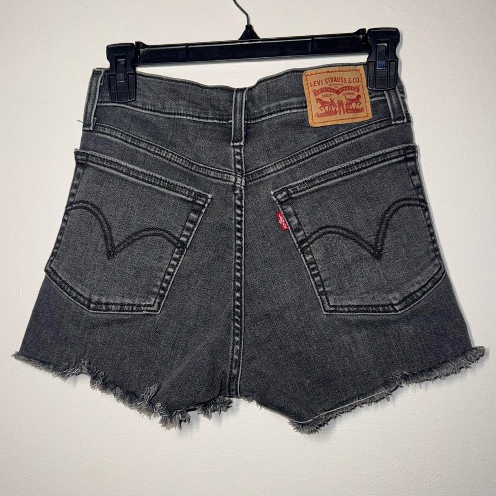 Levi's Women's Dark Gray Jean Shorts
